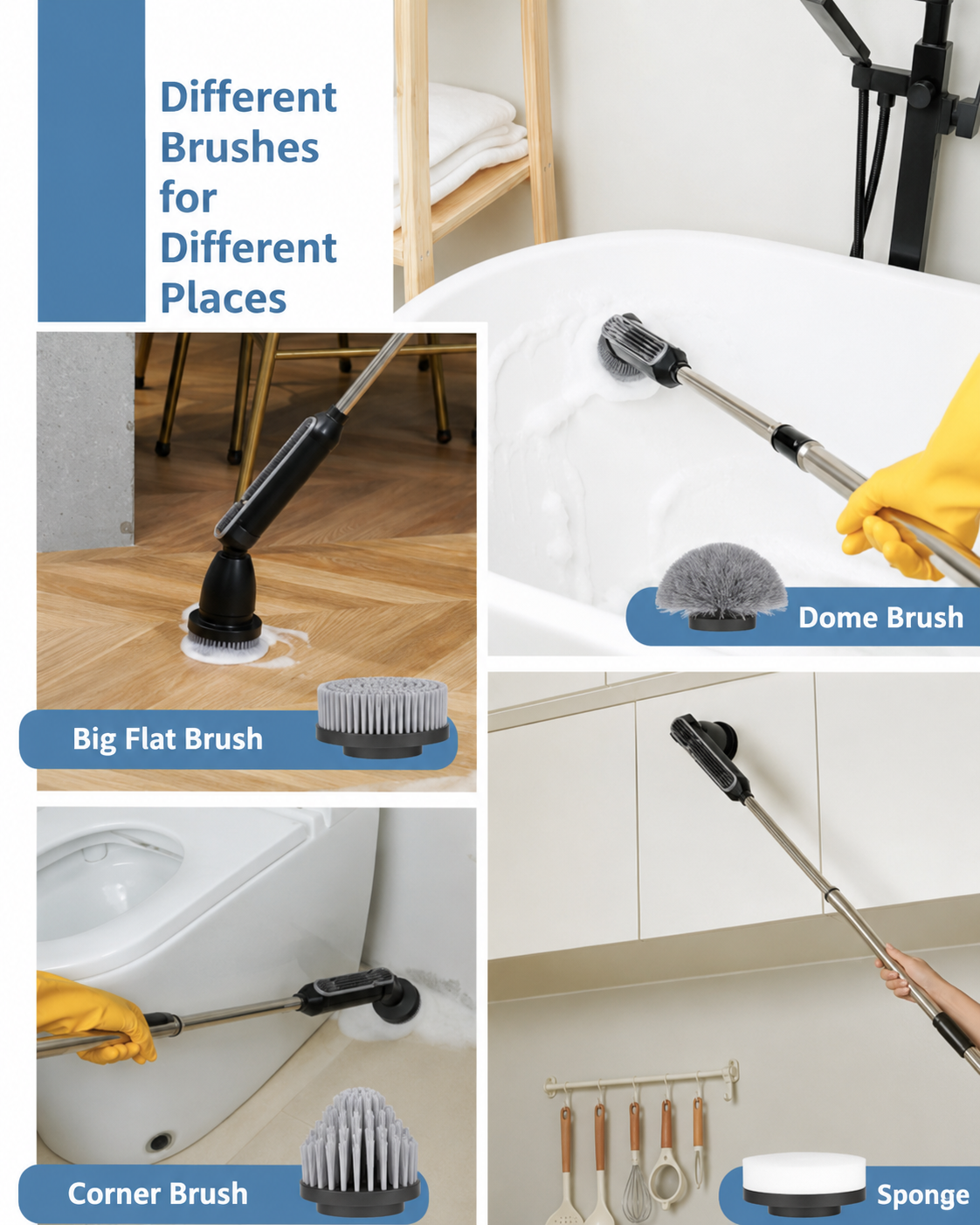 Deep Clean Pro™ Electric Spin Scrubber